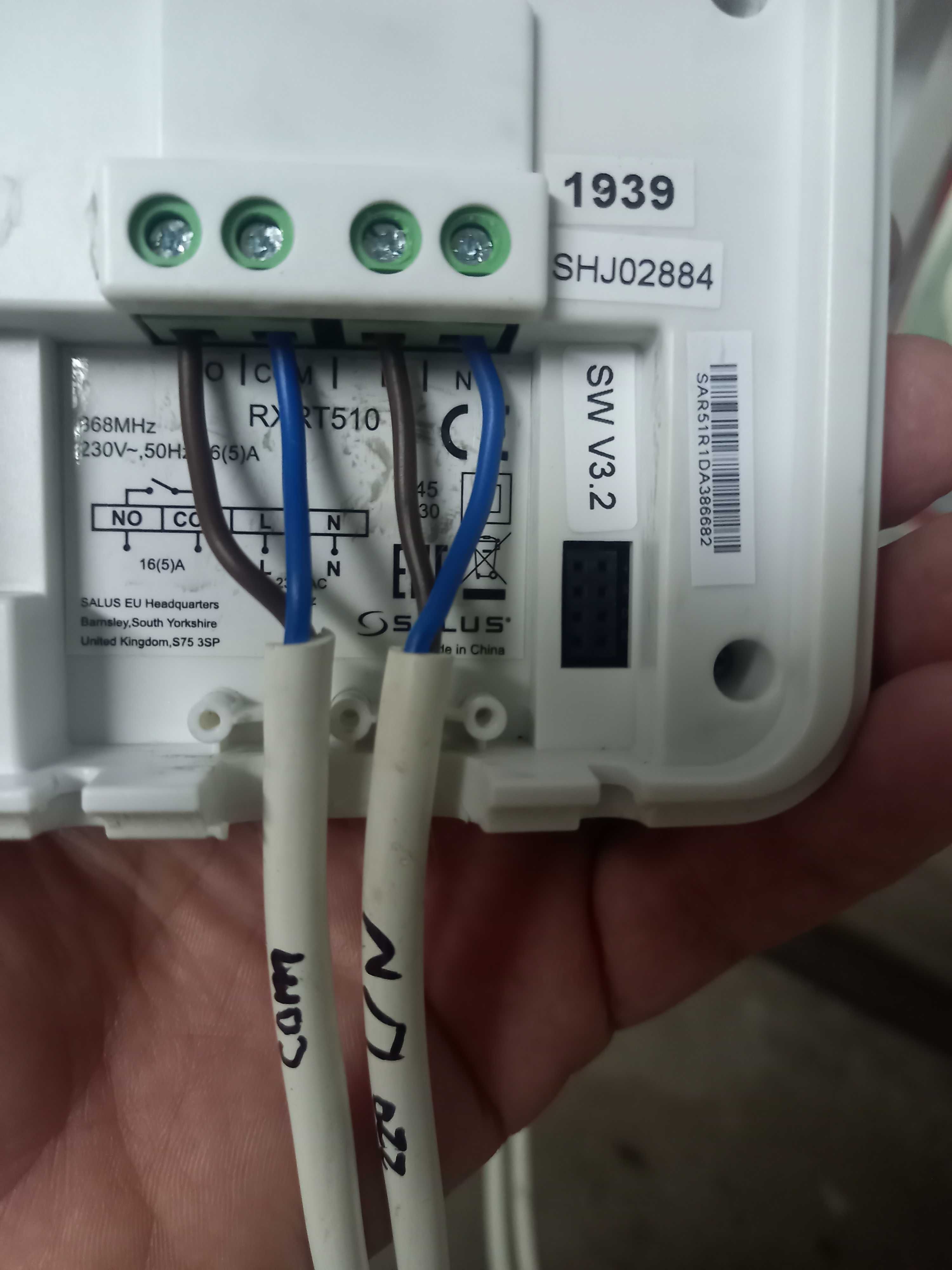 Безжичен WIFI термостат SALUS RT310i