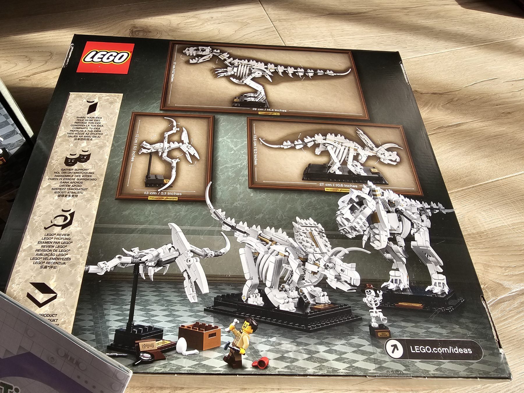 Lego Ideas 21320 Dinosaur Fossils Вкаменелости на динозаври + подарък