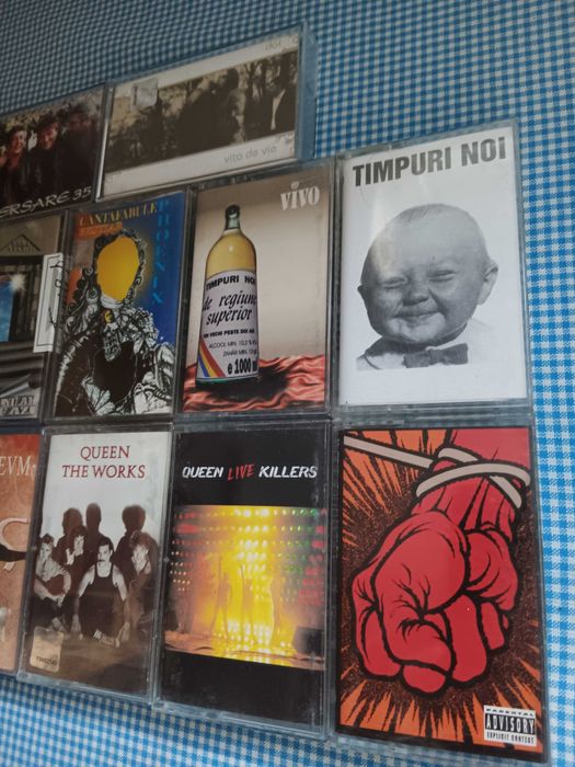 Caseta audio,Rock,Iris,Vama veche,Phoenix, Timpuri noi,Cargo,Queen,VH2
