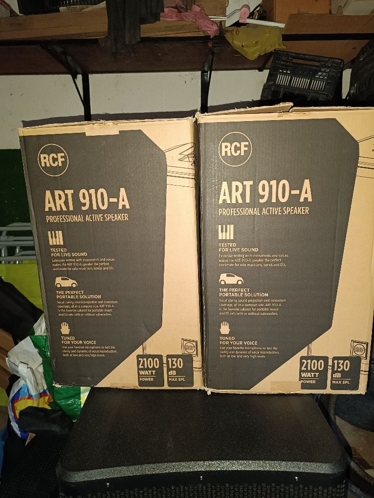 2x rcf art 910-a ,1x the box pro DSP 18 sub+Yamaha mg 16xu