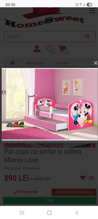 Vand patut copil roz