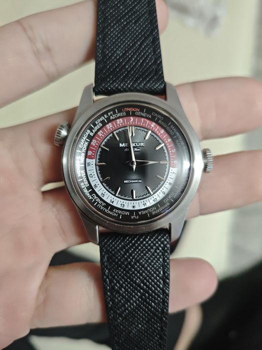 Merkur World Time Dual Crown