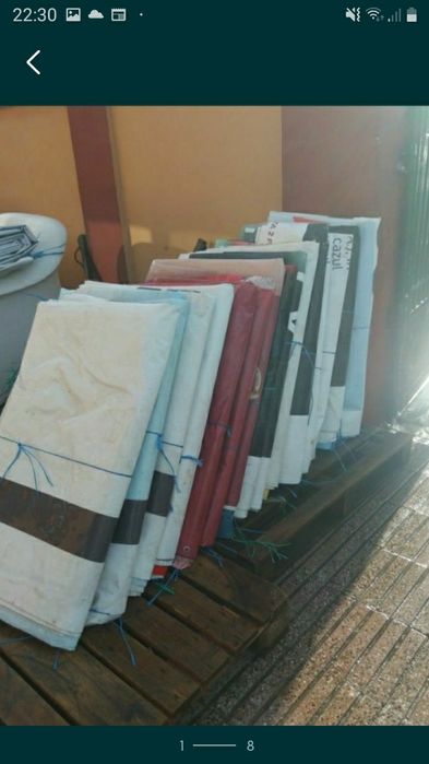 Prelate cauciucate aproape noi nouțe cu capse toate dimensiunile