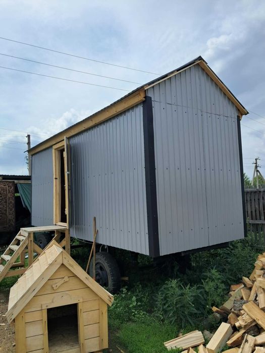 продам новый мобильный вагончик на колесах