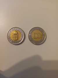 2 monede 100 forint din Ungaria anul 1998 stare perfecta