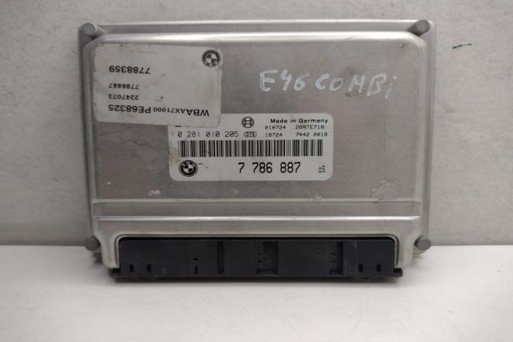 ECU Calculator Motor Bosch 0281010205 / 7786887 / 28RTE718 BMW Seria