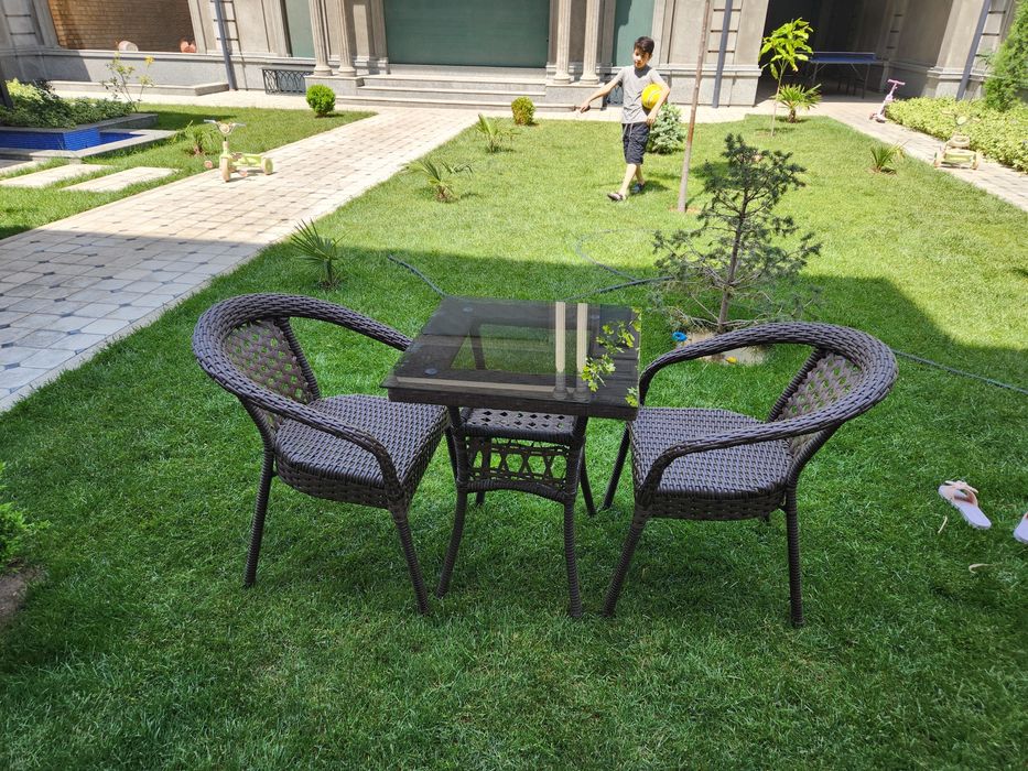 RATAN Stol stoli 2x1,