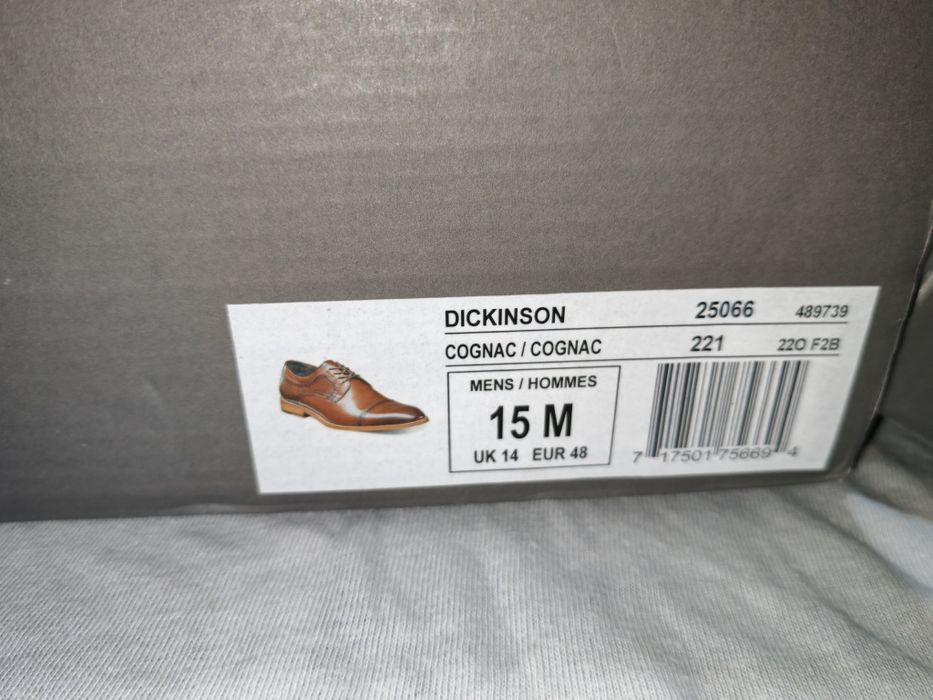 Мъжки официални обувки от естествена кожа Stacy Adams №48