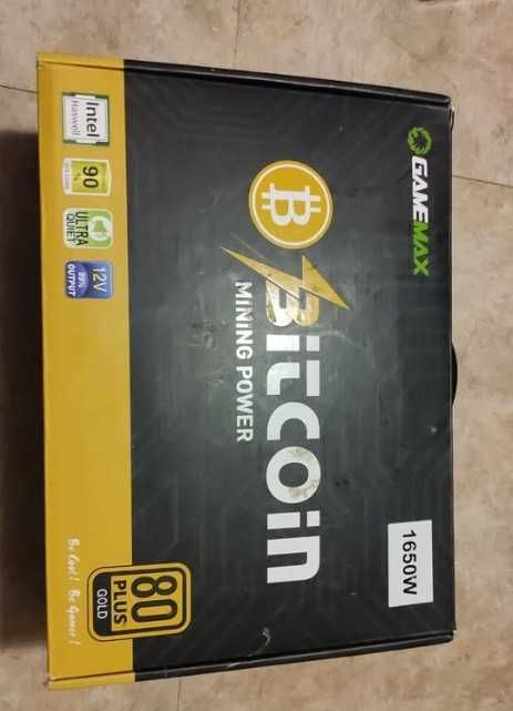 Захранване GameMax GM 1650W Gold 16xPCI-E кабела Гаранция