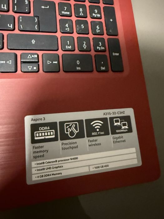Лаптоп Acer Aspire 3