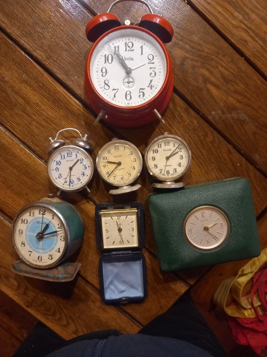 Colecție 8 ceasuri vechi Slava europa