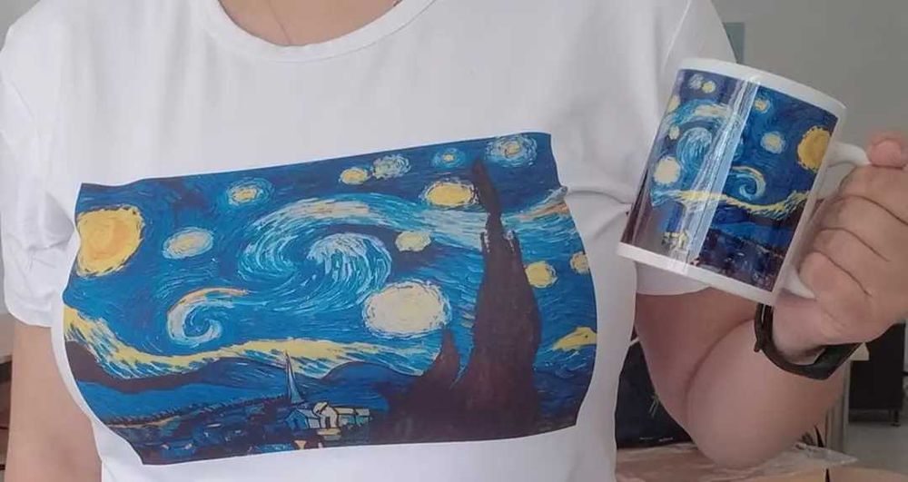 Щампа върху тениски и чаши