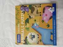 Primul meu puzzle cu animale si legume