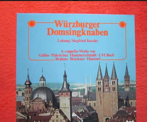 vinil A-cappella Werke Gallus,Palestrina,Brahms, Bruckner-1970 Germany