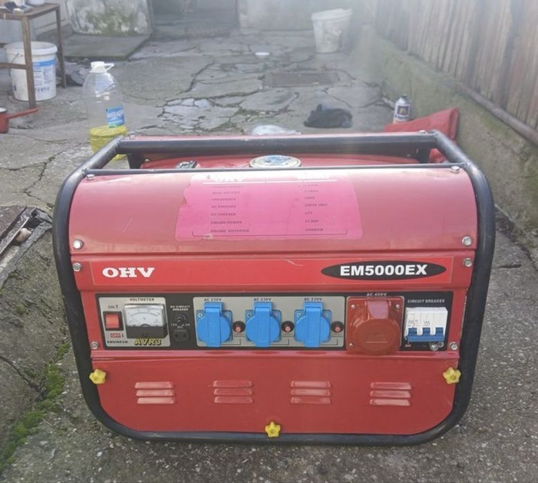 Generator de curent OHV EMS5000EX – 5.5 kVA – 13 CP
