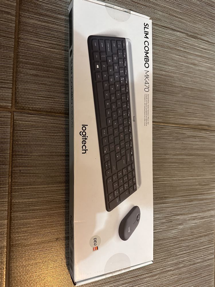 Tastatura si mouse wireless Logitech MK470