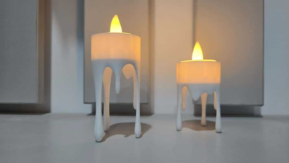 Set candele topite