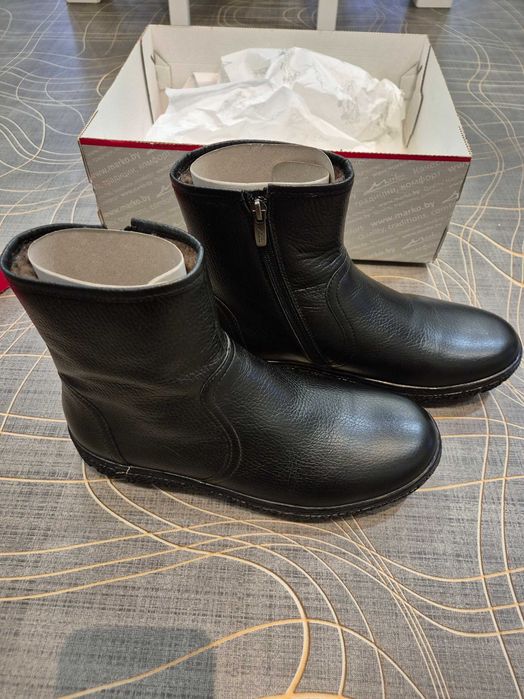 Полусапожки мужские зимние 40 размер черные