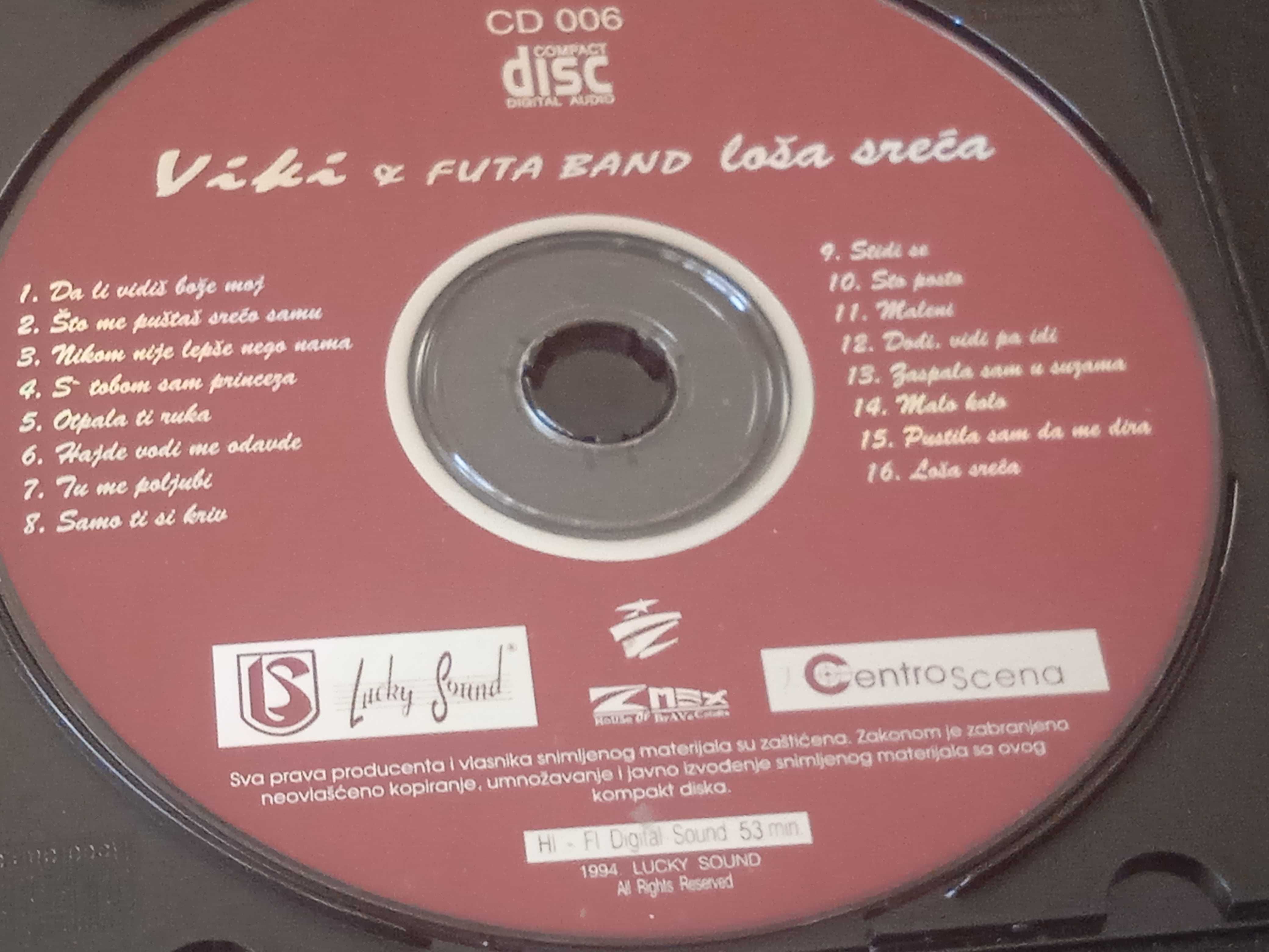 Вики и Фута Бенд - оригинален диск Югославия 1994г. (по-фолк, чалга)