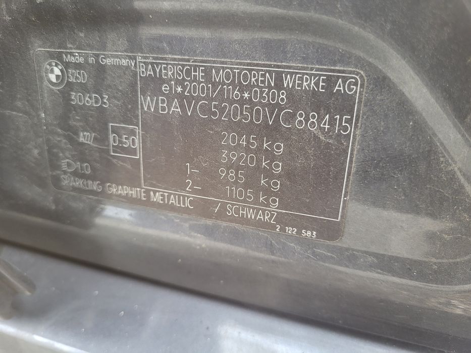 Piese auto bmw e90 M pachet motor m57n2 d3  197cp