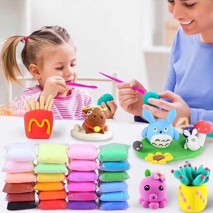 Комплект моделин/клей 36 броя;72 броя и 108 броя; с аксесоари;ПРОМОЦИЯ