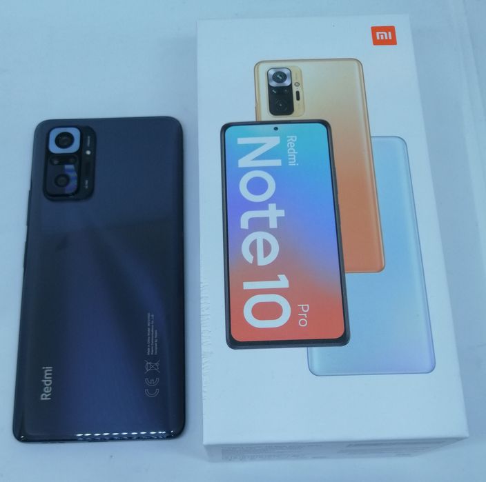 Telefon Xiaomi Redmi Note 10 Pro, DS, 6GB, 128GB, Gray/telefon expus