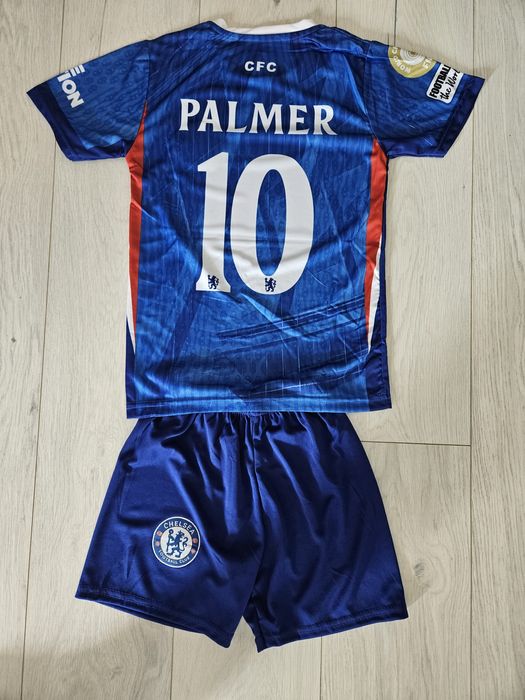 Echipament fotbal copii Chelsea Cole Palmer tricou + sort