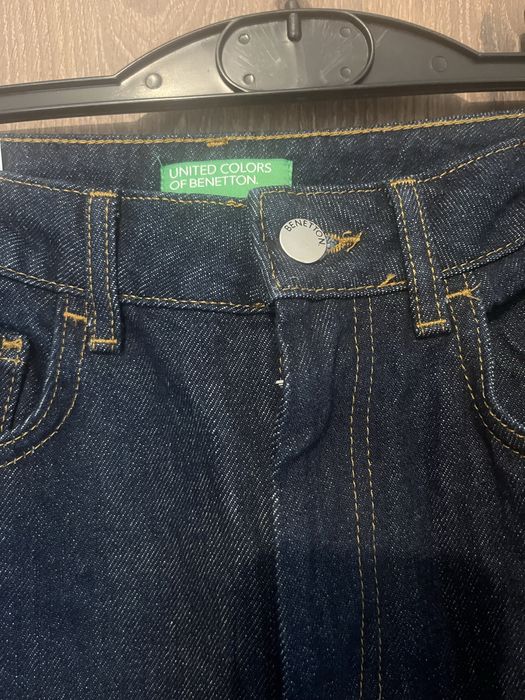 Тъмносини карго дънки  Benetton