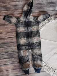 74-80cm lung70cm salopeta lana dublata cu bumbac negru