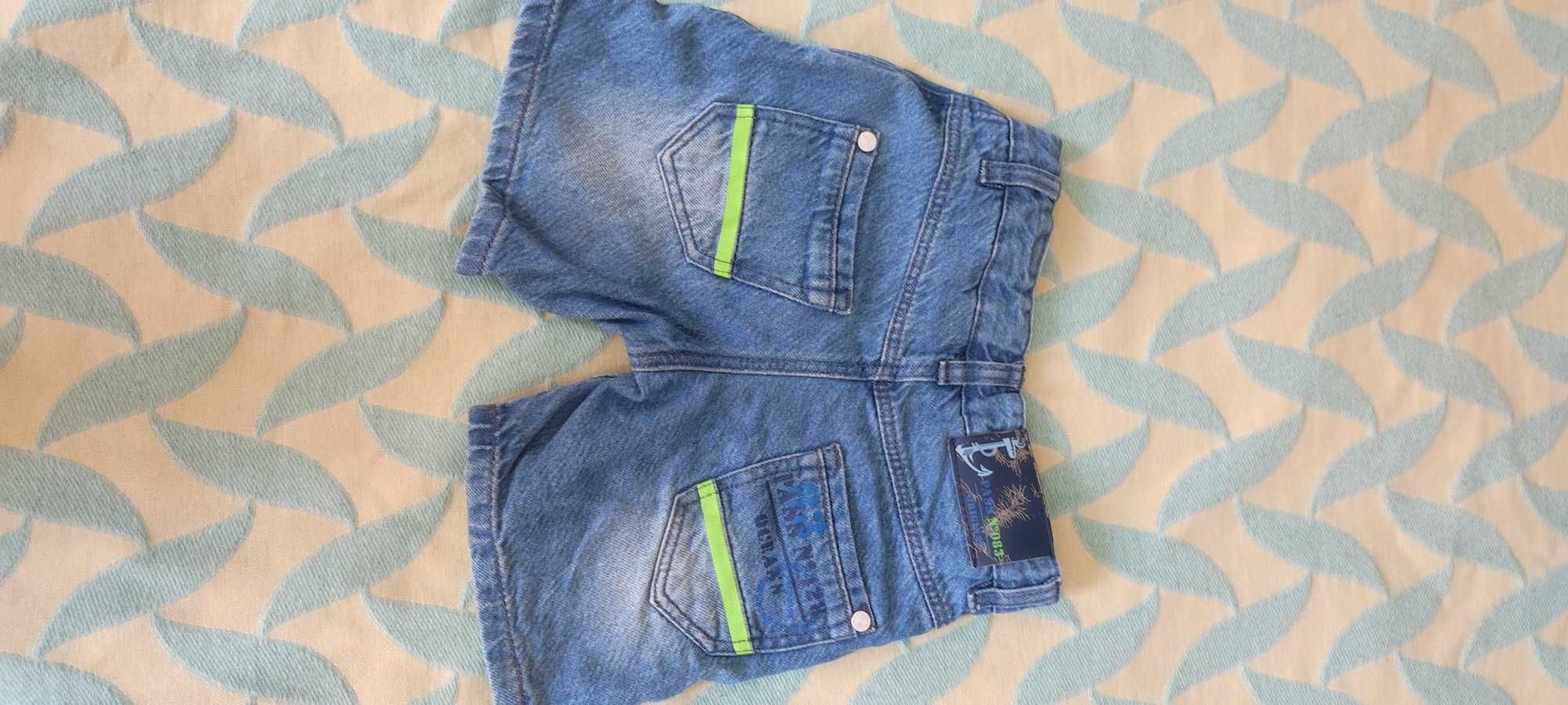 2 perechi de pantaloni scurti+tricou pentru baieti, 3-4 ani, OM
