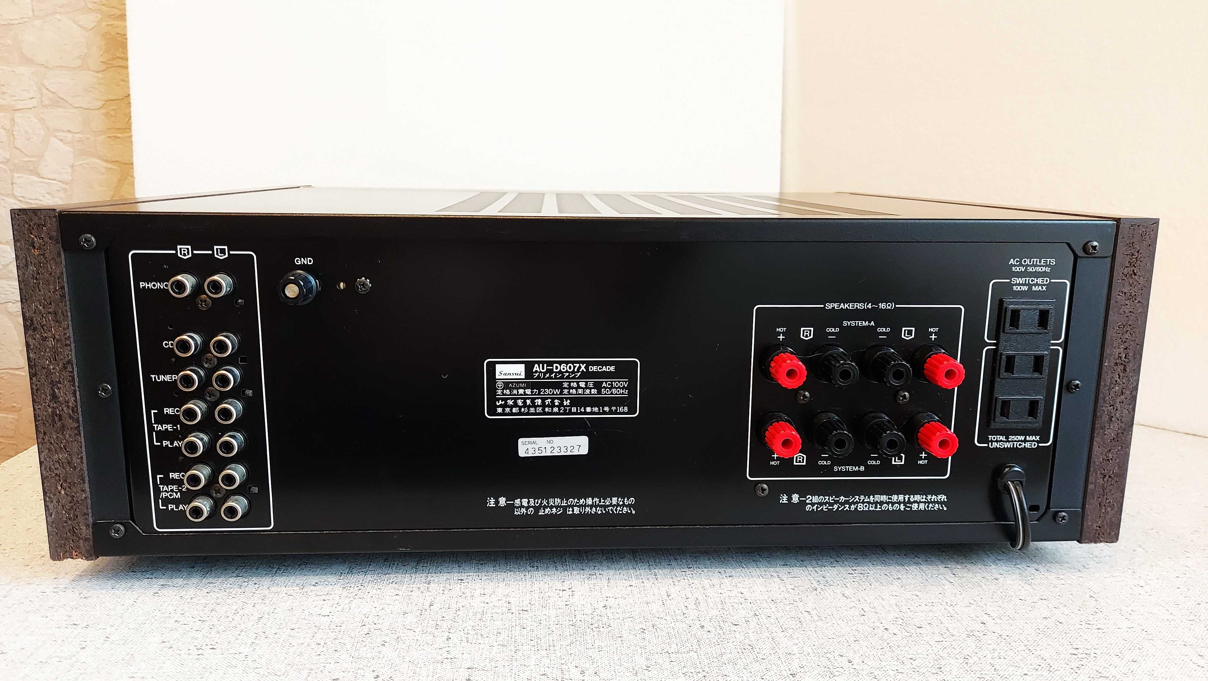 SANSUI AU-D607X Decade Усилитель