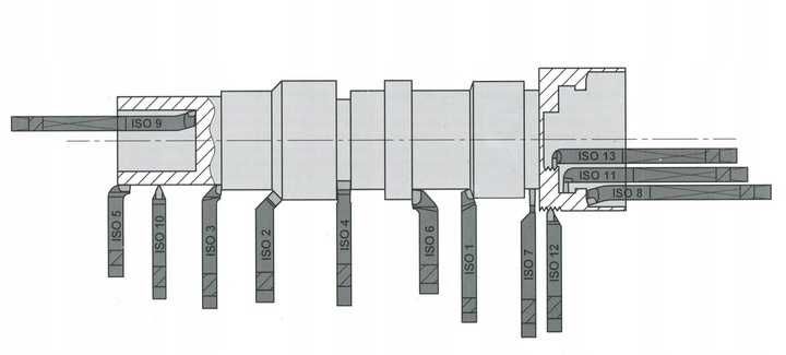Set cutite strung dalti strunjire 8x8 11piese cu valiza (S10881)