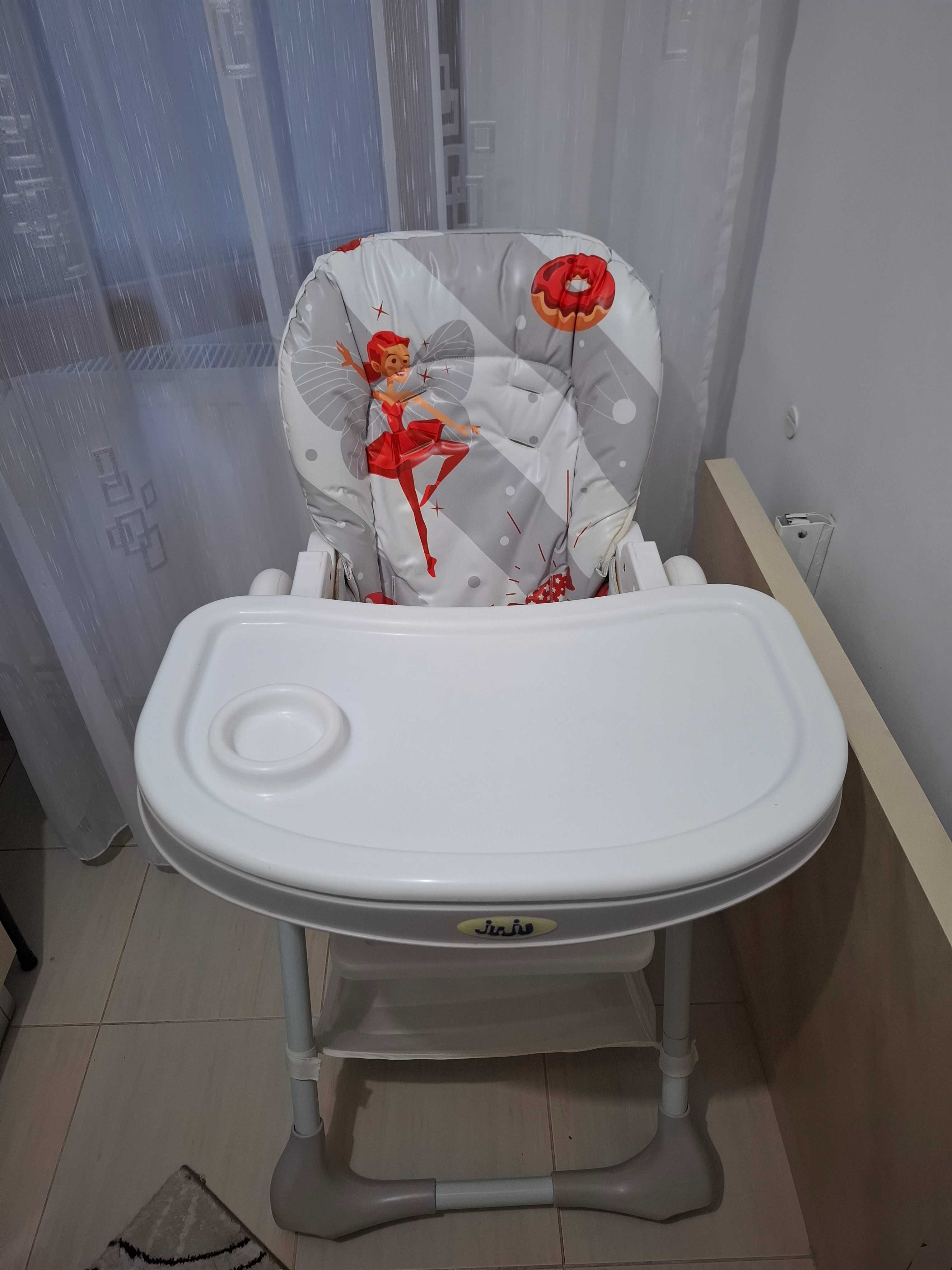 Scaun de masa pentru copii pliabil Juju Eat & Joy, 6 luni-3 ani