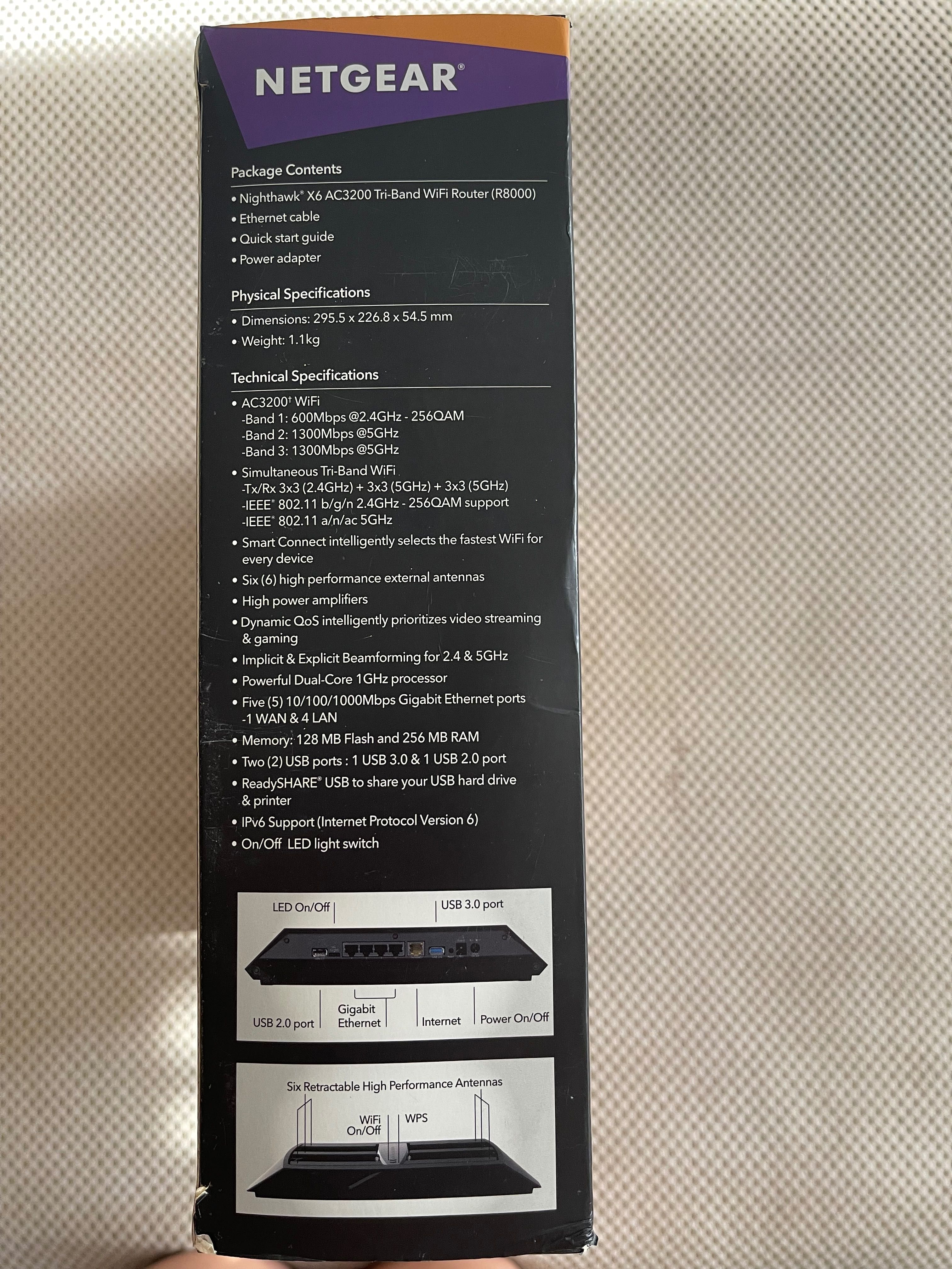 Рутер Netgear Nighthawk X6 AC3200 R8000