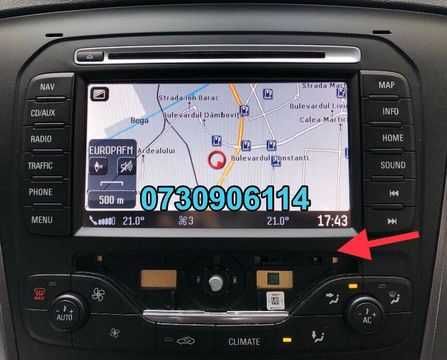 SD Card navigatie Ford MCA MFD 2022 Mondeo Kuga  Galaxy Focus Romania