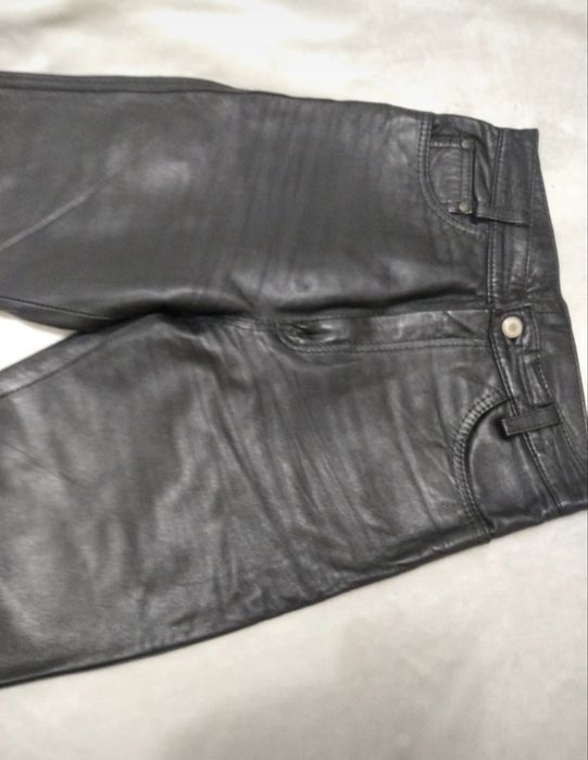 Pantaloni piele naturala