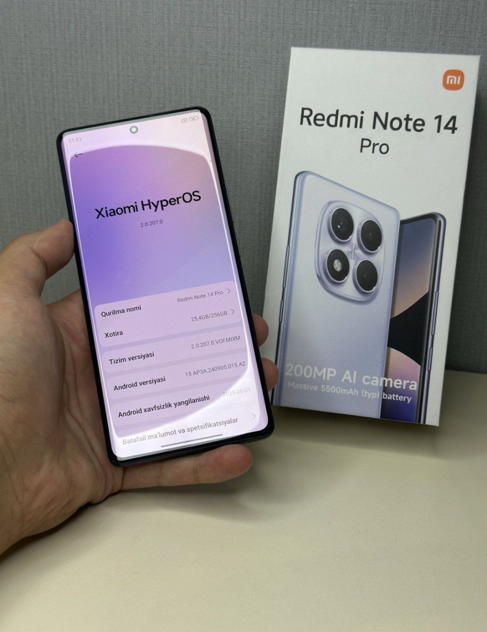 Redmi note 14 Pro 5G 8/256 Srochna Sotiladi