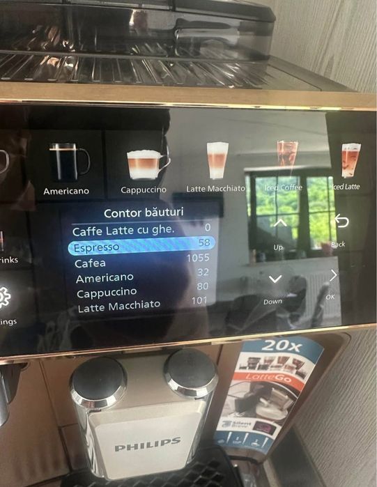 Expresor philips seria 5500 utilizat cateva luni,defect rîsnita donez