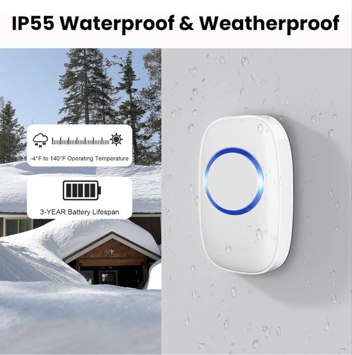 Безжчни LED звънци