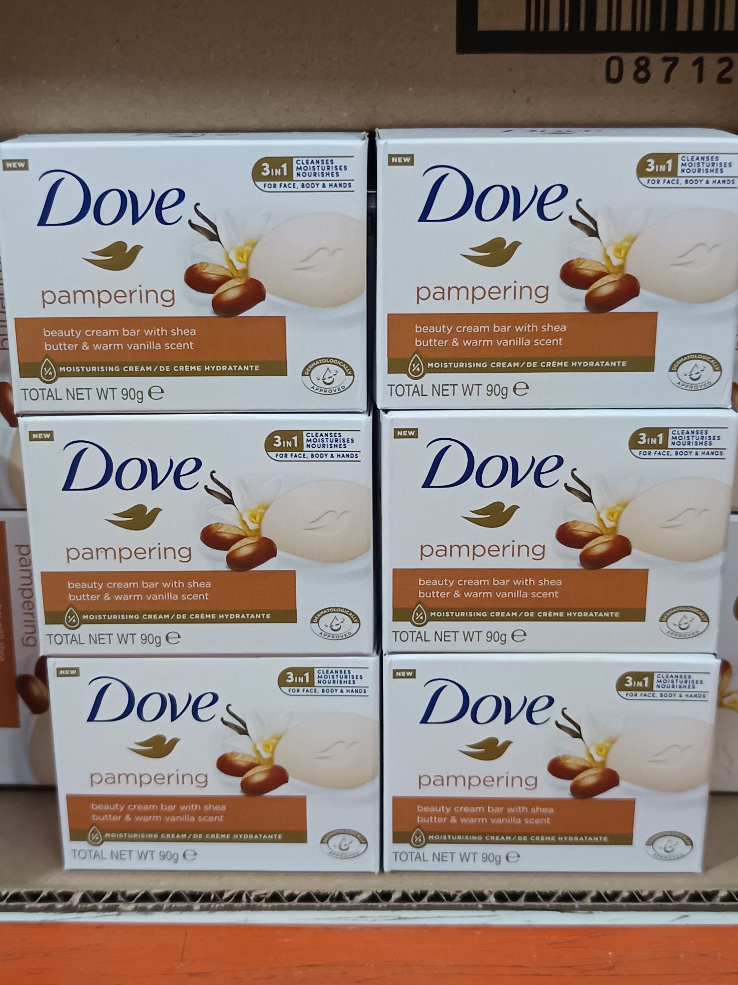 6 × Săpun Dove Shea Butter 90g