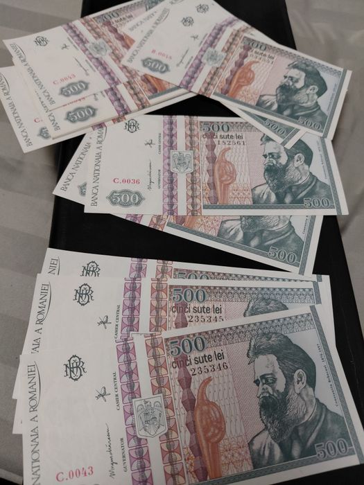 Vând lot de bacnote vechi