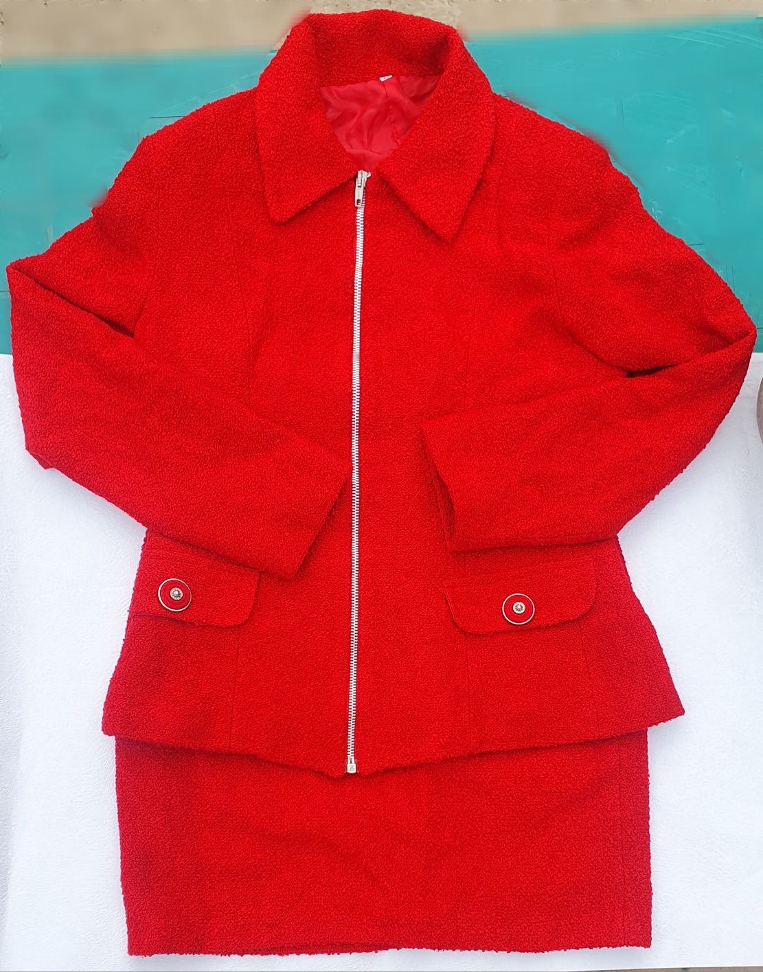 Costum lână gros