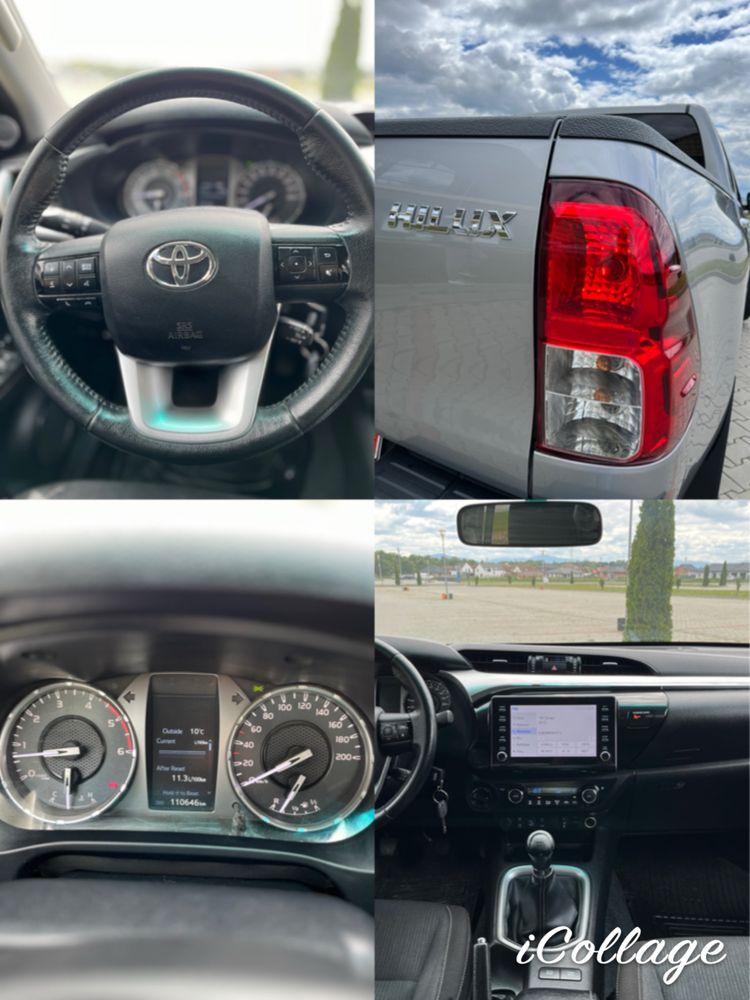 Toyota Hilux 2021/07 în garantie 110.646 km real cu carte service