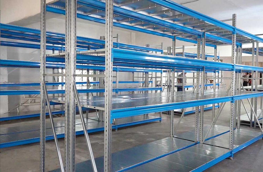 Складские стеллажи, стеллаж для склада, грузовой металлический alss