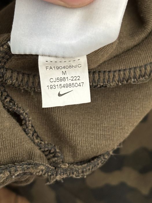 Nike tech fleece green camo joggers Оригинален! CJ5981-222