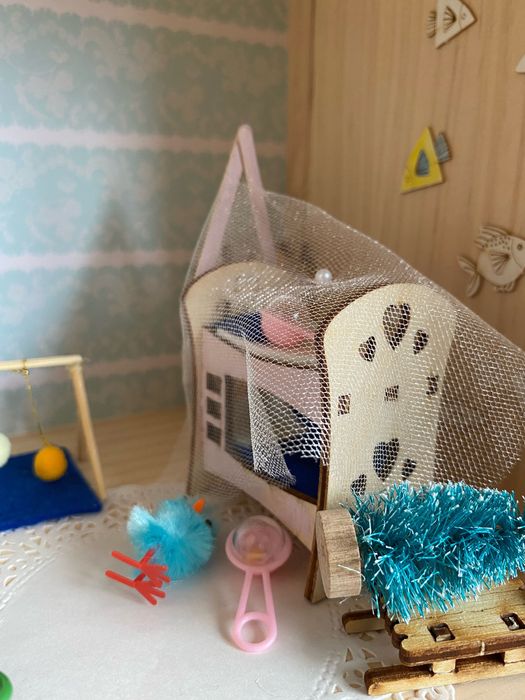 Куклена къща от дърво