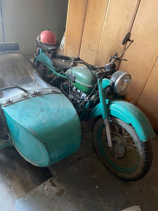 Мотоцикл урал на ходу