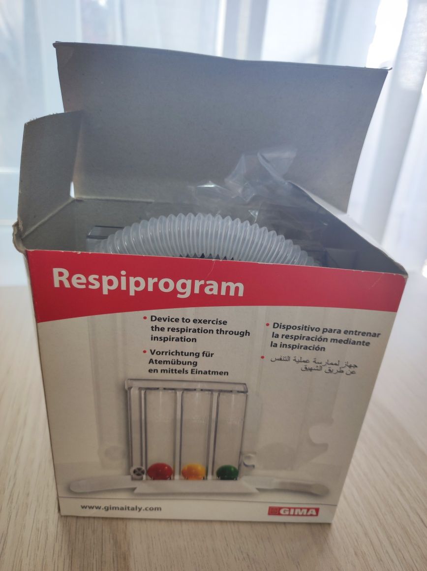 Dispozitiv pentru reabilitare respiratorie RESPIPROGRAM - nou!