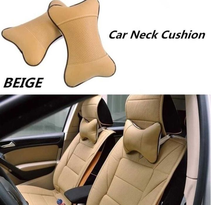 Pernuțe tetiera Set 2buc , Perne tetiera Maro , Bej set 2buc