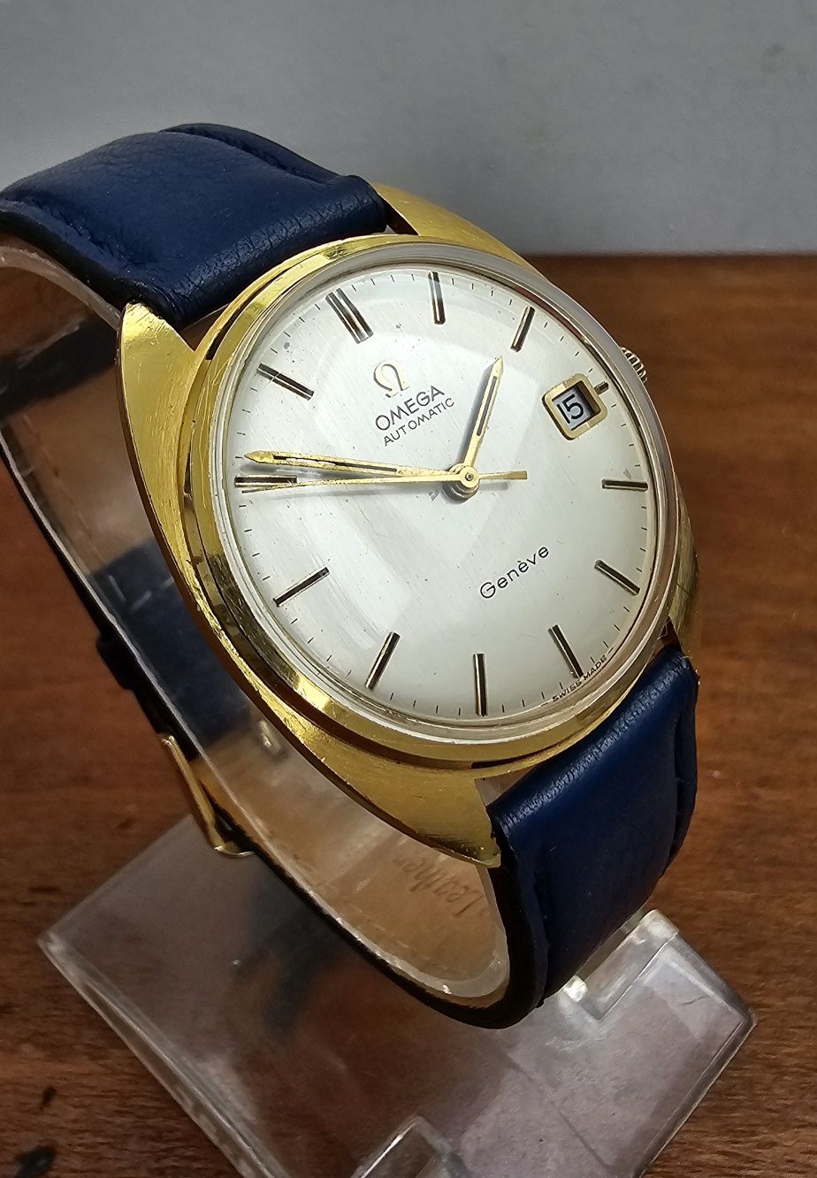 Ceas de aur Omega Genève automatic 18k 750